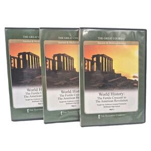 Great Courses World History The Fertile Crescent to The American Revolution DVD